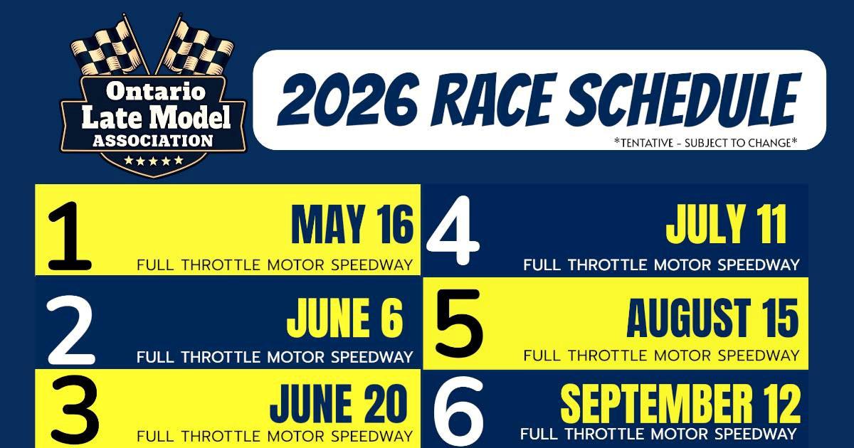 2026 race schedule